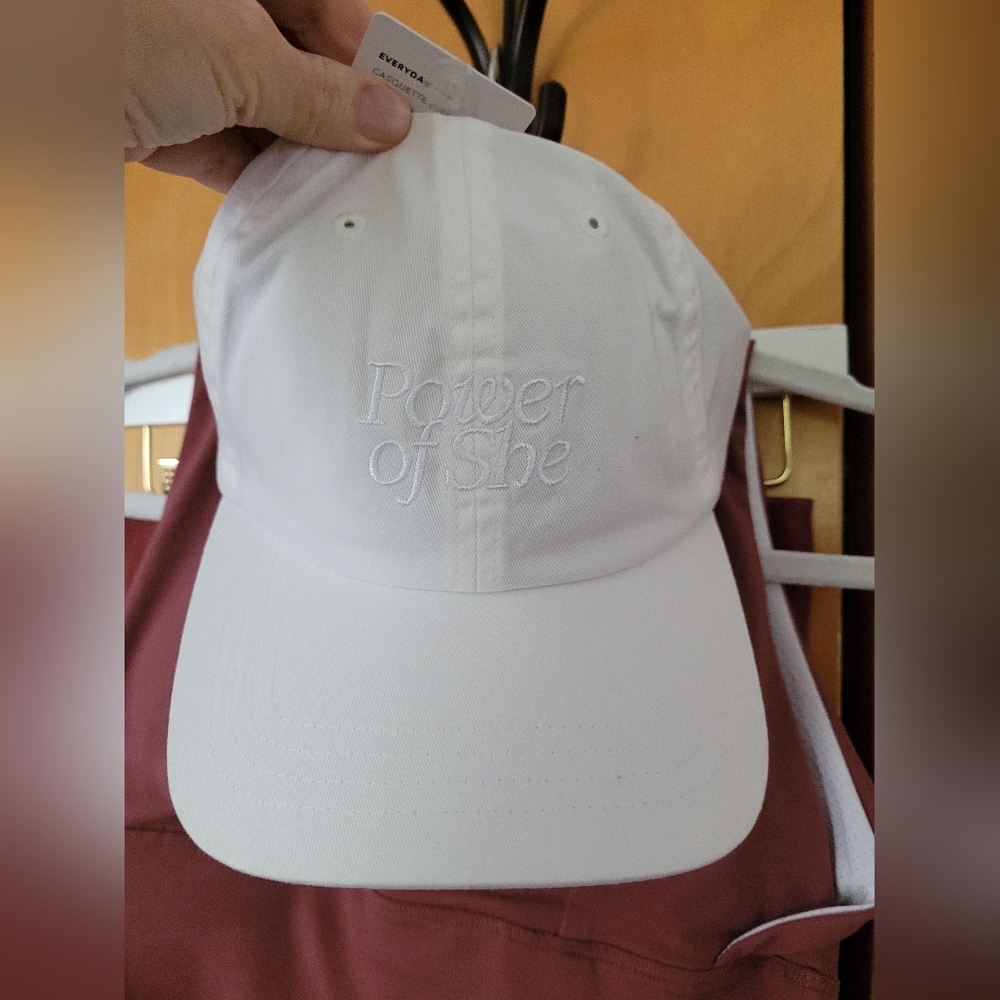 Athleta Baseball Cap White